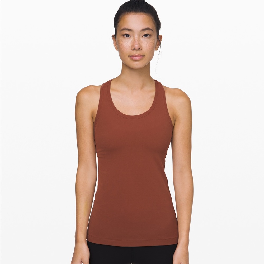 lululemon Cool Racerback II Nulu - Rustic Clay